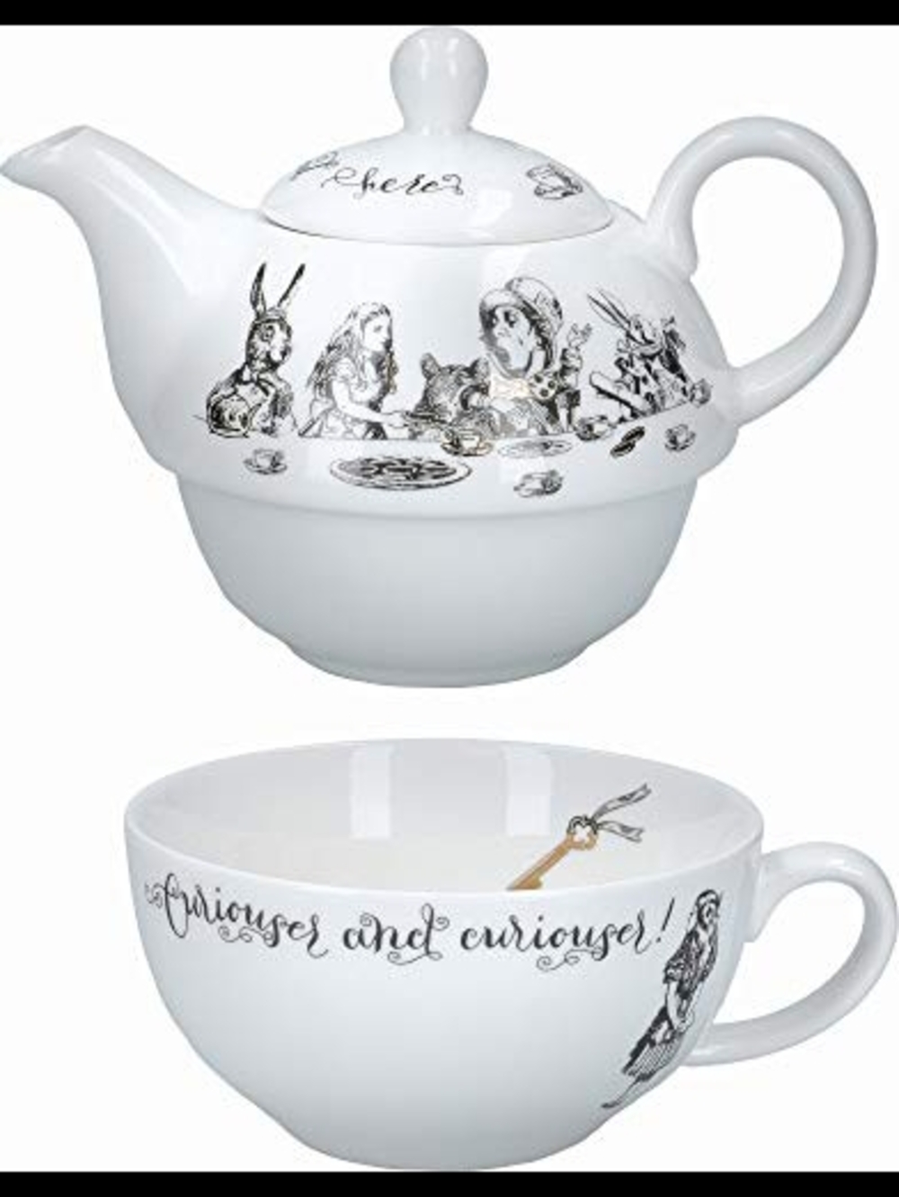 Alice In Wonderland Tea For One Set
